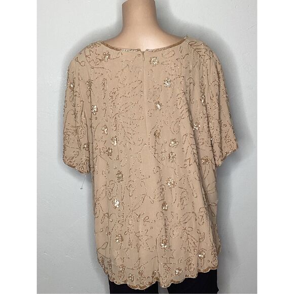 New. ROAMAN’S beaded blouse. 24W. Retails $120 - Picture 4 of 7